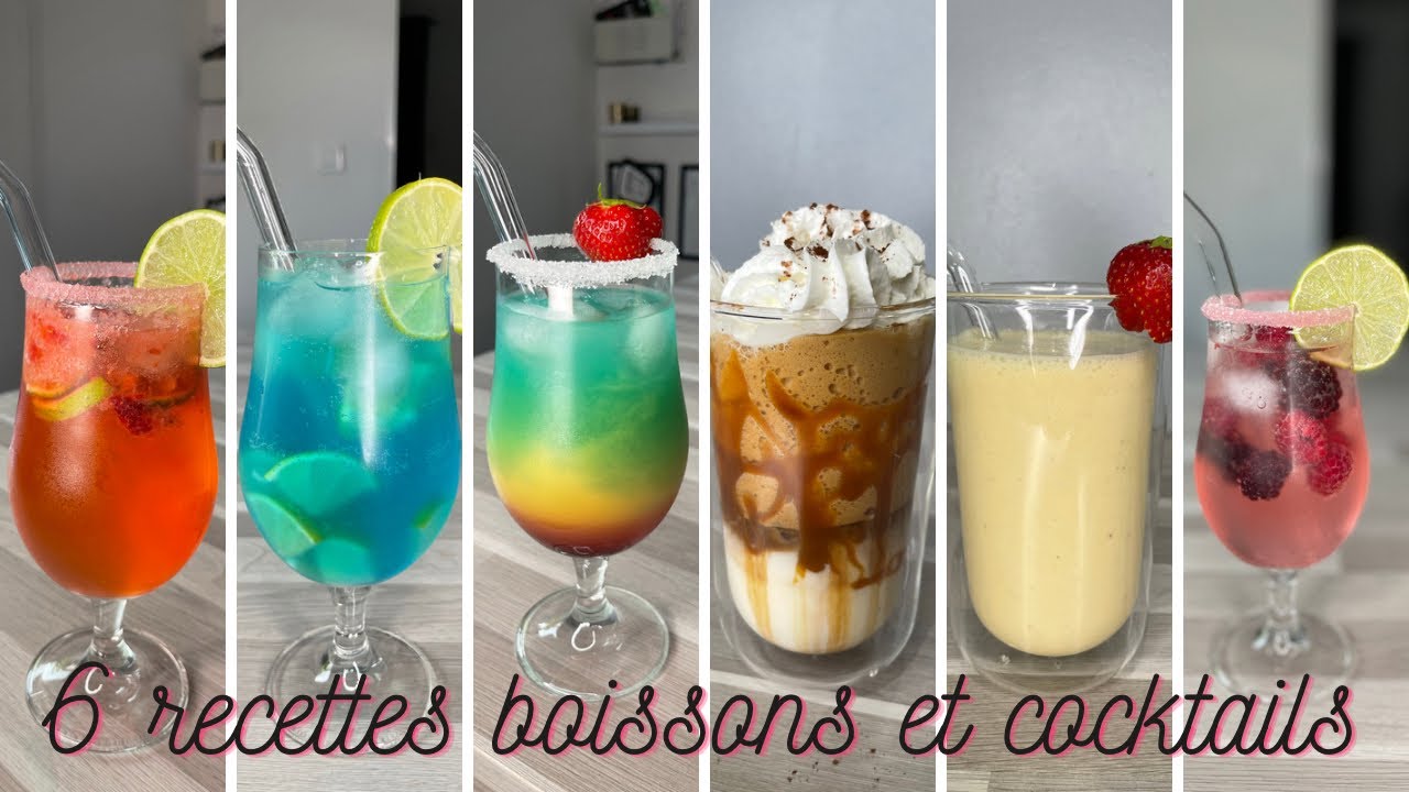 Recettes Boissons et Cocktails d&rsquo;&eacute;t&eacute;