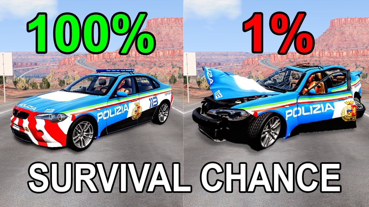 Realistic Survival Chance Crashes #13 | BeamNG.drive