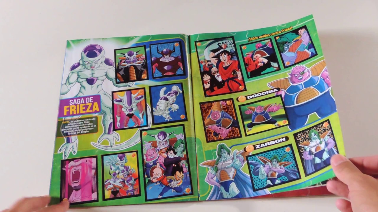 Album Dragon ball Z Oro 2016 Sticker design Argentina