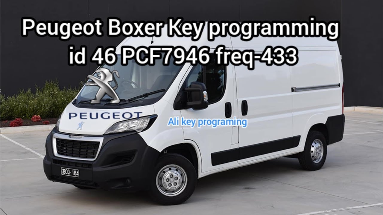 Peugeot Boxer  2021-2022 Remote key programming add key / All key lost 