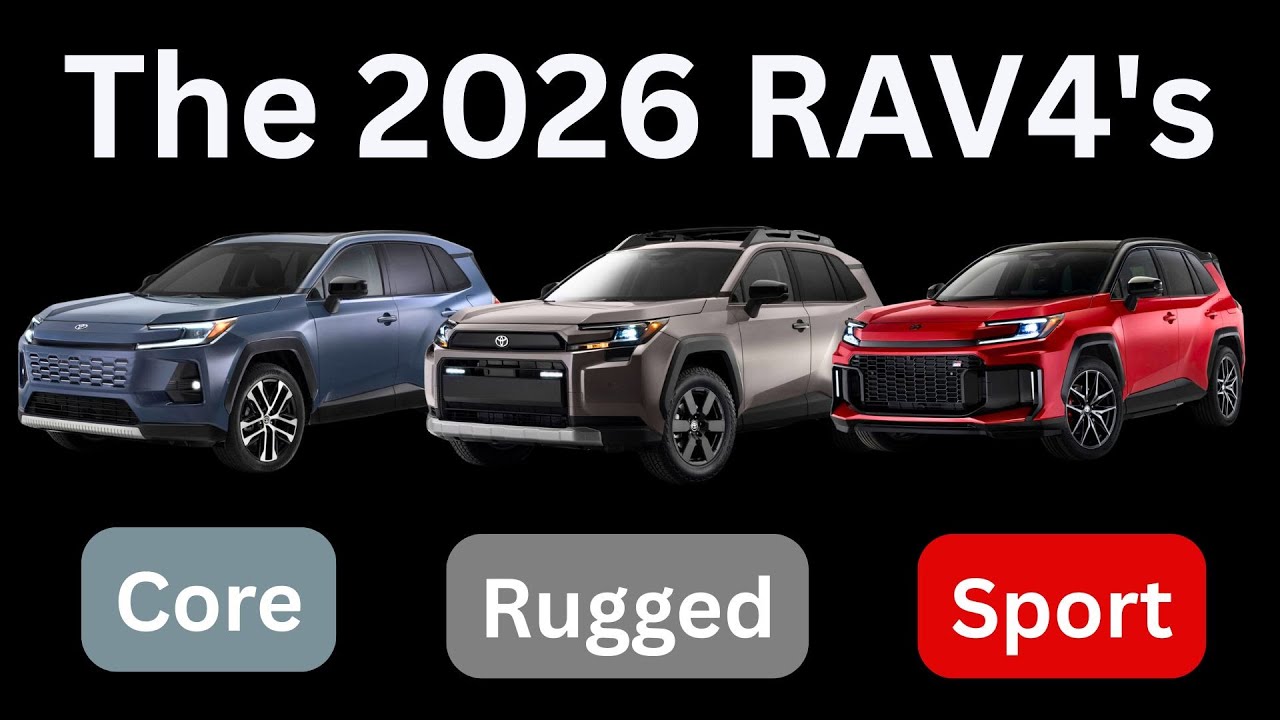 Новые RAV4 2026 года (да, их 3)!!