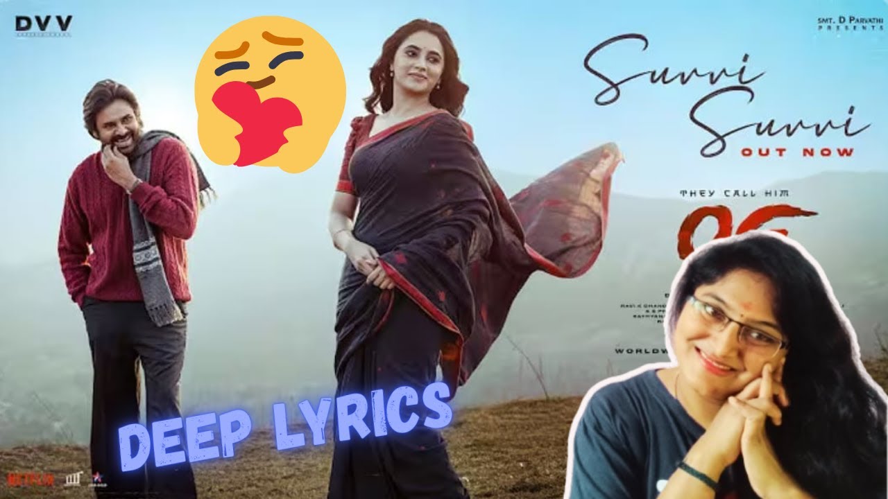 SUVVI SUVVI LYRIC VIDEO REACTION | THEY CALL HIM OG | PAWAN KALYAN | PRIYANKA | SUJEETH | THAMAN S