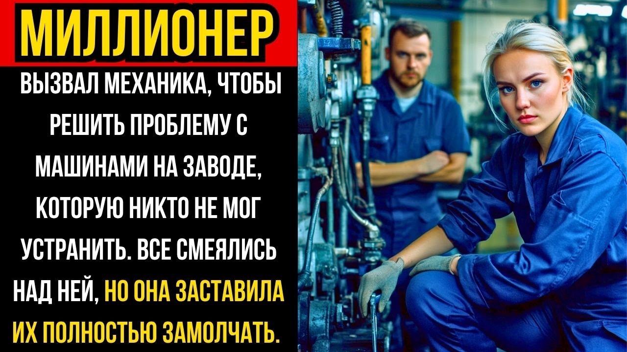 МИЛЛИОНЕР вызвал МЕХАНИКА, чтобы решить ПРОБЛЕМУ, и ОНА ЗАСТАВИЛА всех ЗАМОЛЧАТЬ!...