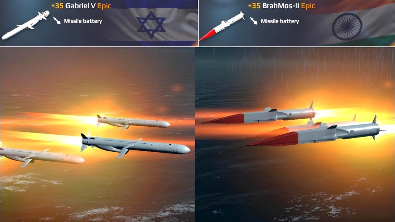 BrahMos-II VS Gabriel V - Missile Comparison - Modern Warships