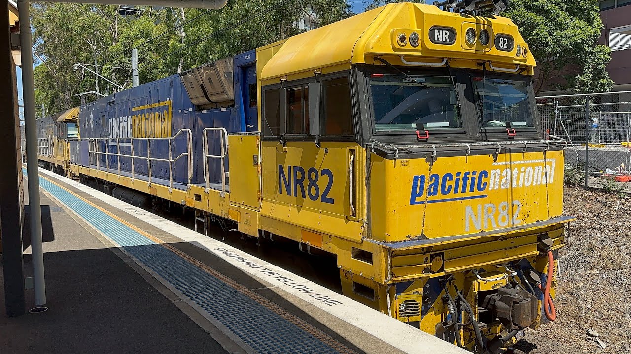 21/2/26 - Pacific National 6MB4 passing Rhodes with NR82, NR15, and NR45