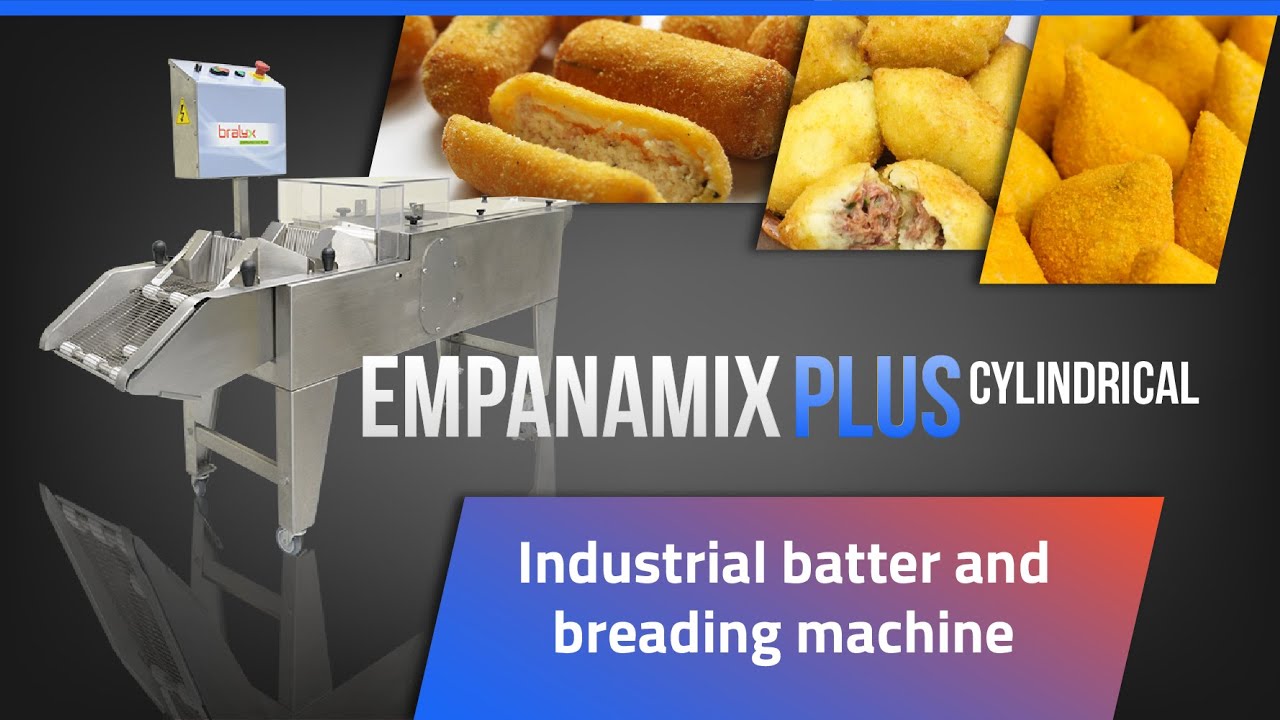 INDUSTRIAL BATTER AND BREADING MACHINE EMPANAMIX PLUS CYLINDRICAL