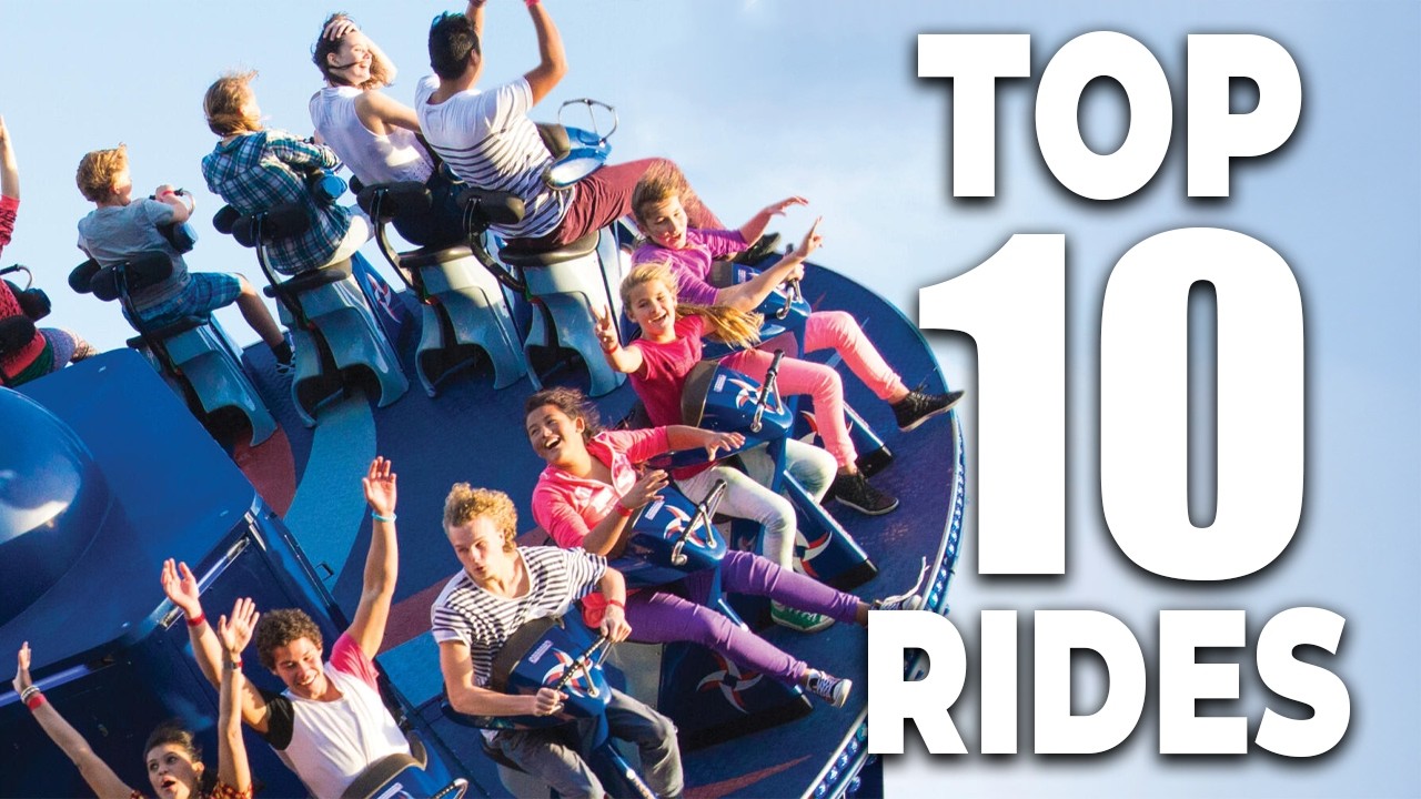 Top 10 Best Rides at RAINBOWS END - 2025!