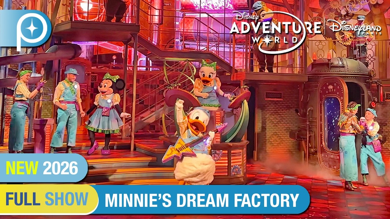 ✨ First performance Minnie's Dream Factory 2026 STUDIO D | Disneyland Paris Disney Adventure World