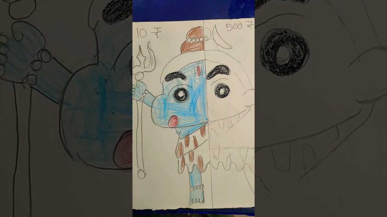 Bhola Baba shinchen drawing#rohan #shots part 1