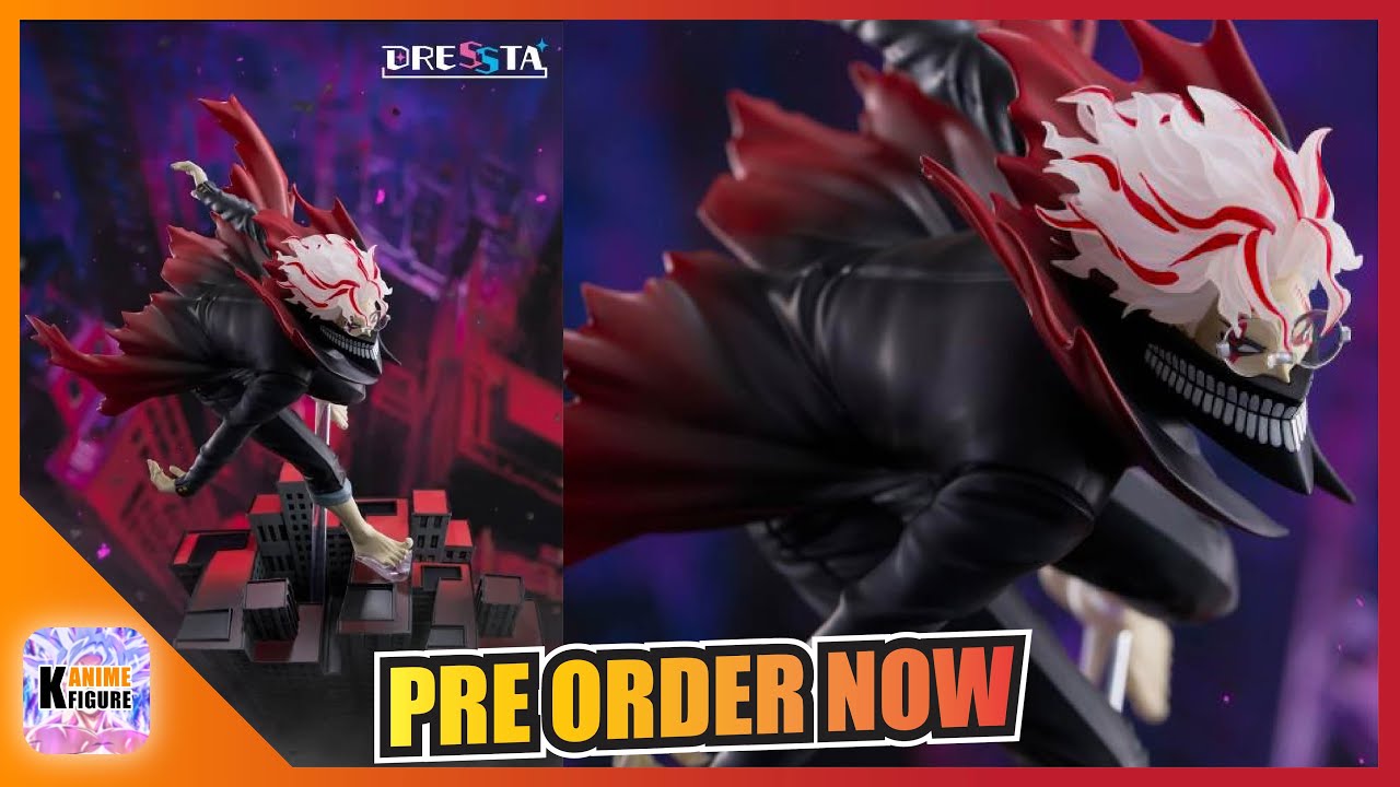 DRESSTA Statue Figure - Okarun (Transformed) | Dandadan | TAITO