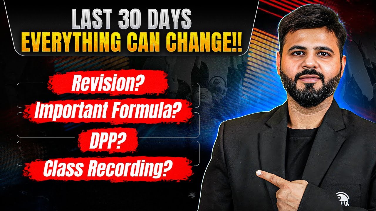 📚 CAT 2025 Quants Final 30 Days | Important Formula, DPP & Revision Plan