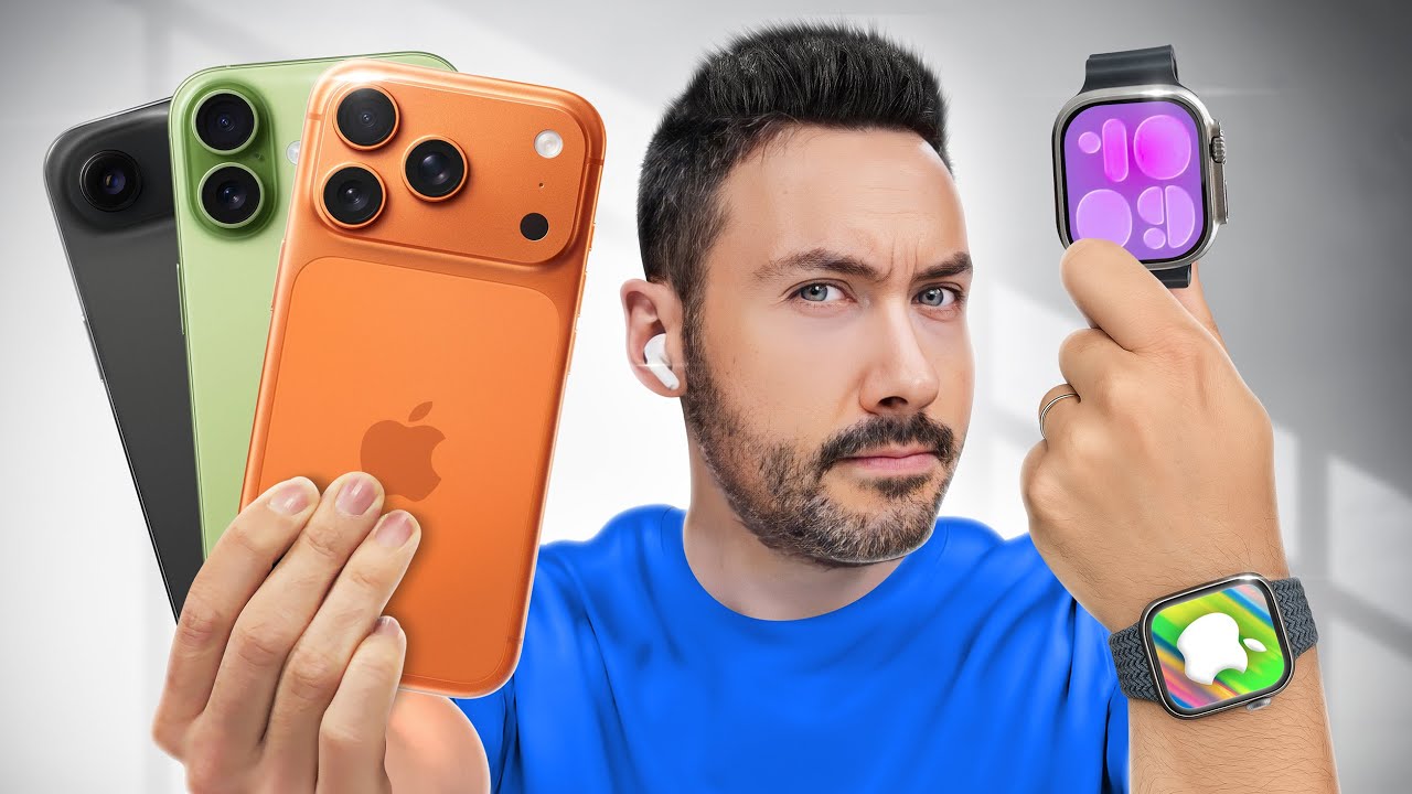 J’ai les iPhone 17, 17 Pro, Air, AirPods Pro 3 et Apple Watch en avant-première !