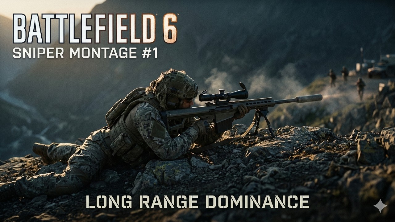 BF6 Sniper Montage: Hitting Impossible Long Range Shots!