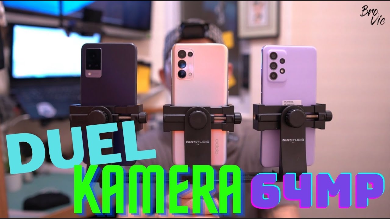 Samsung A52 vs OPPO Reno5 vs vivo V21 | Duel Kamera 64 Megapixel