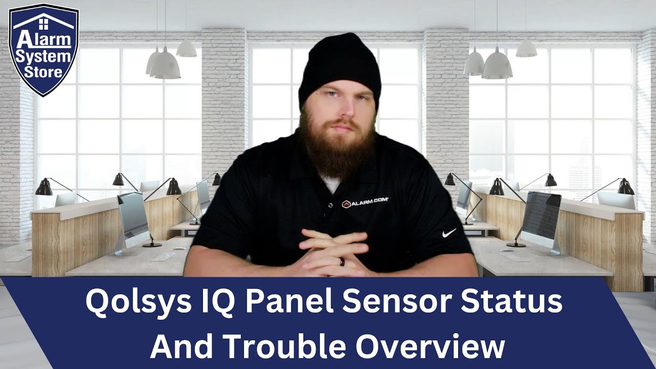 Qolsys IQ Panel Sensor Status And Trouble Condition Overview