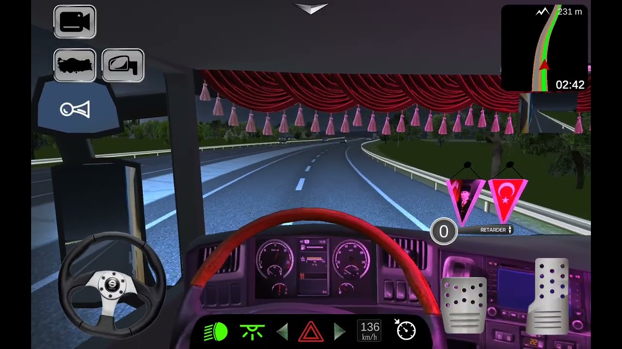 Euro truck    kamyonla kaza anları 