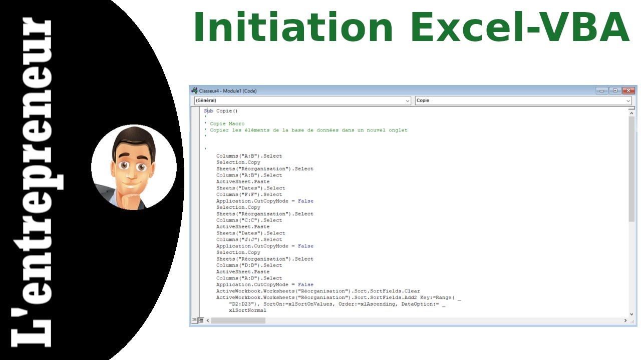Initiation aux macro-commandes (Excel VBA)