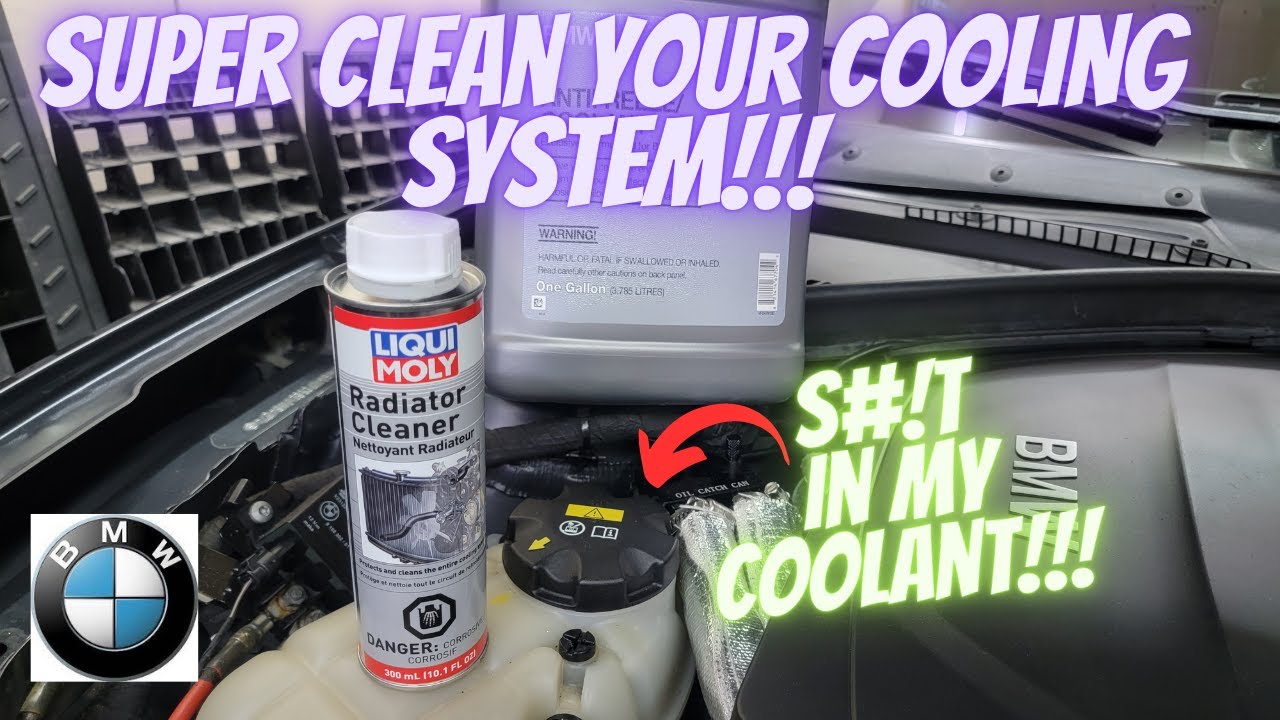 Суперпромывка с очистителем радиатора Liqui Moly (слишком много S#!T в моей охлаждающей жидкости).