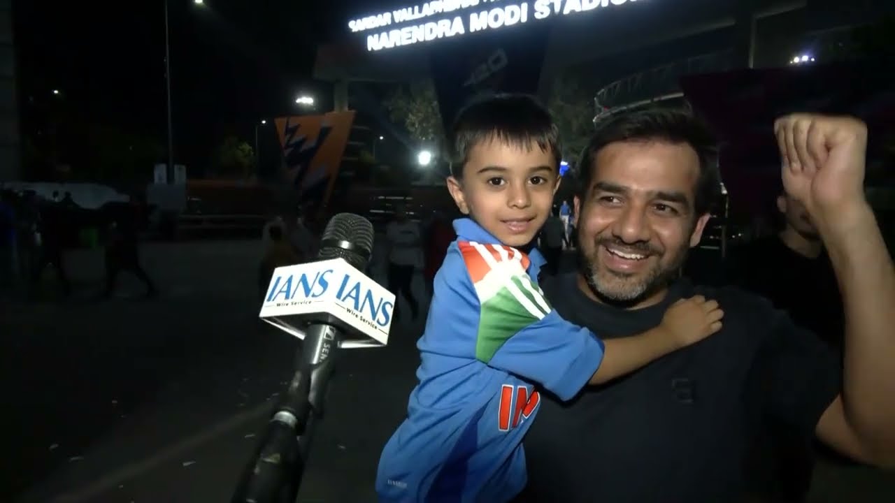 IND vs NZ Final: Fans Celebration outside Narendra Modi Stadium, Ahemdabad