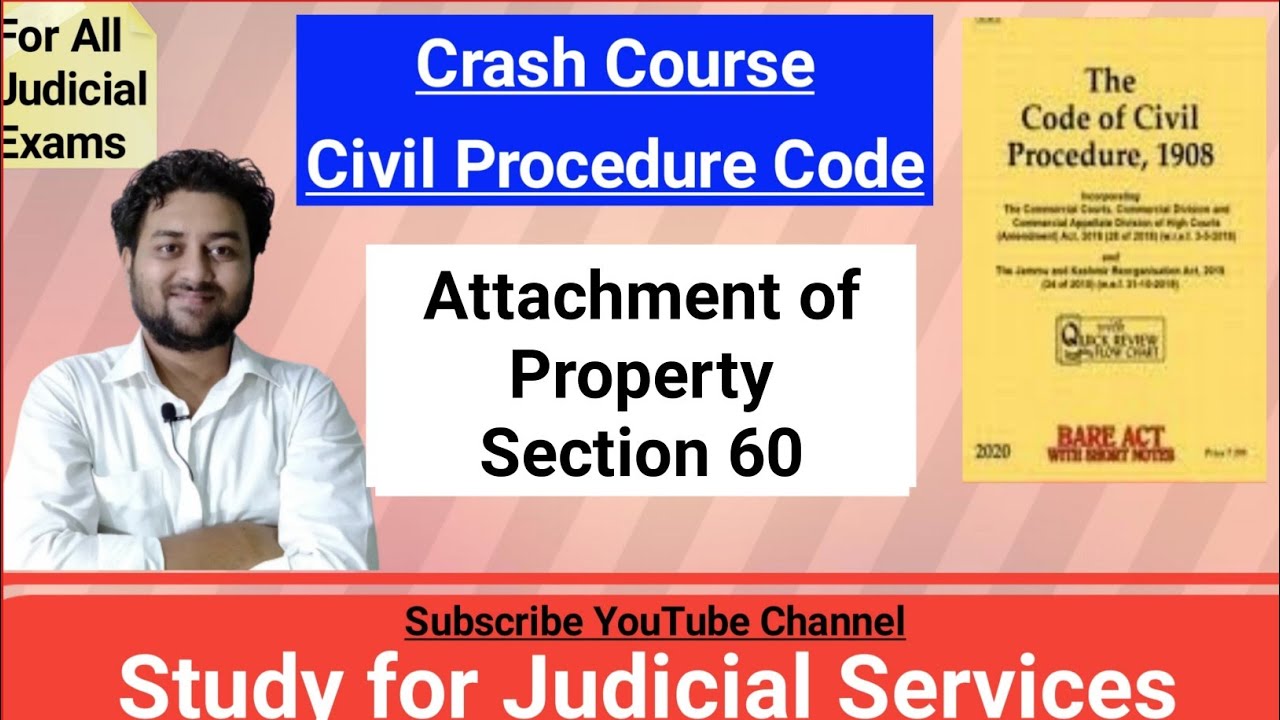 Section 60 Property liable for Attachment and Sale in execution of decree | Execution of decree