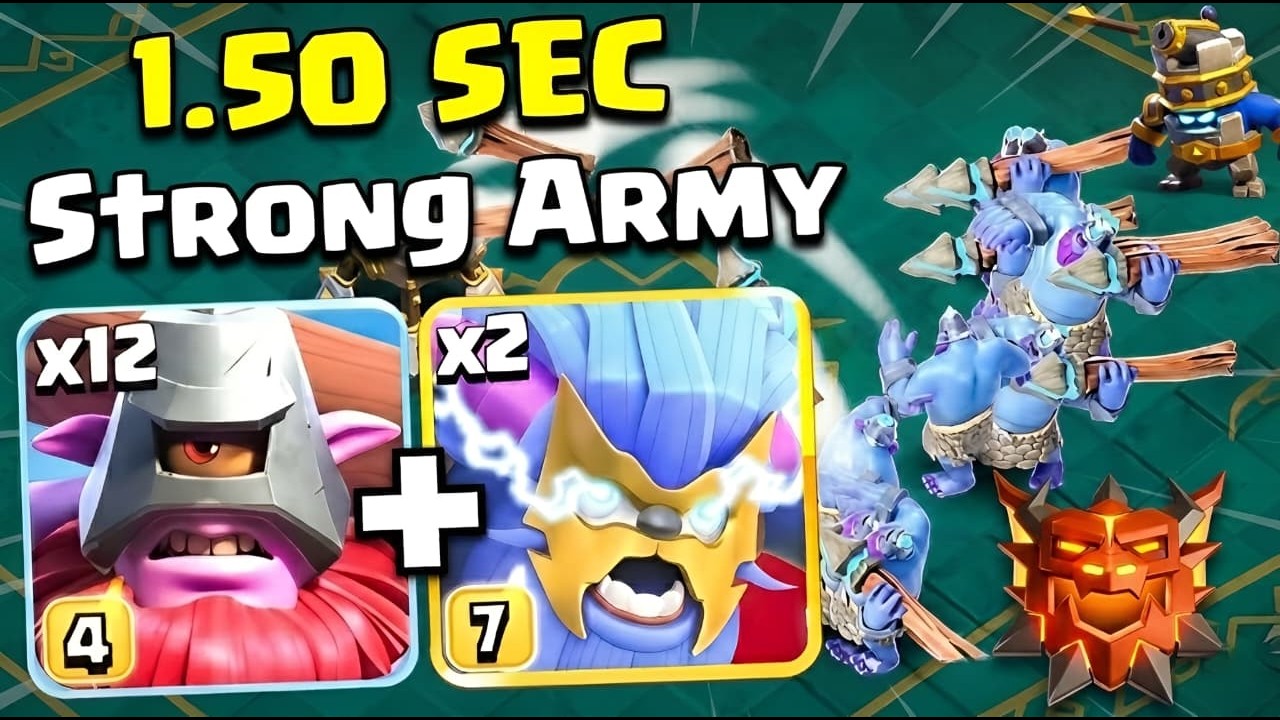 NEW Thrower Totem Spam Is INSANE with Super Yeti😱🔥| So Easy and Strong Strategy in Clash of clans