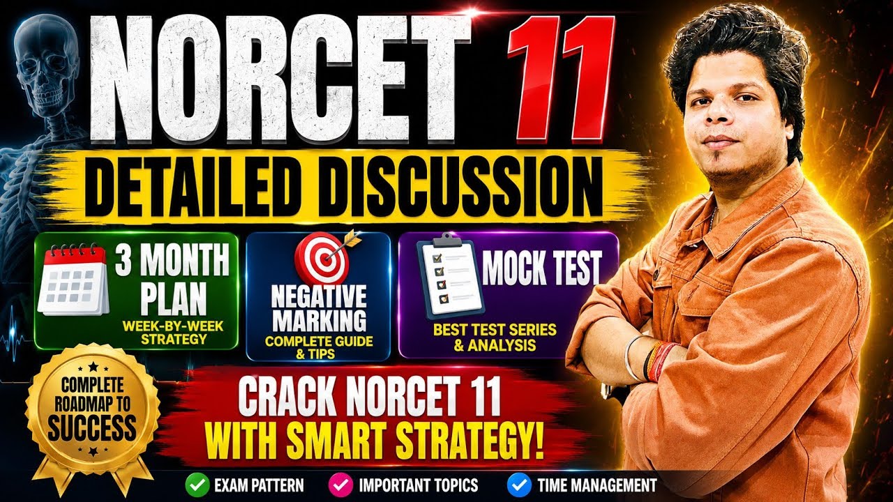 NORCET 11 Detailed Discussion | Negative Marking, Mock Test & Selection Strategy