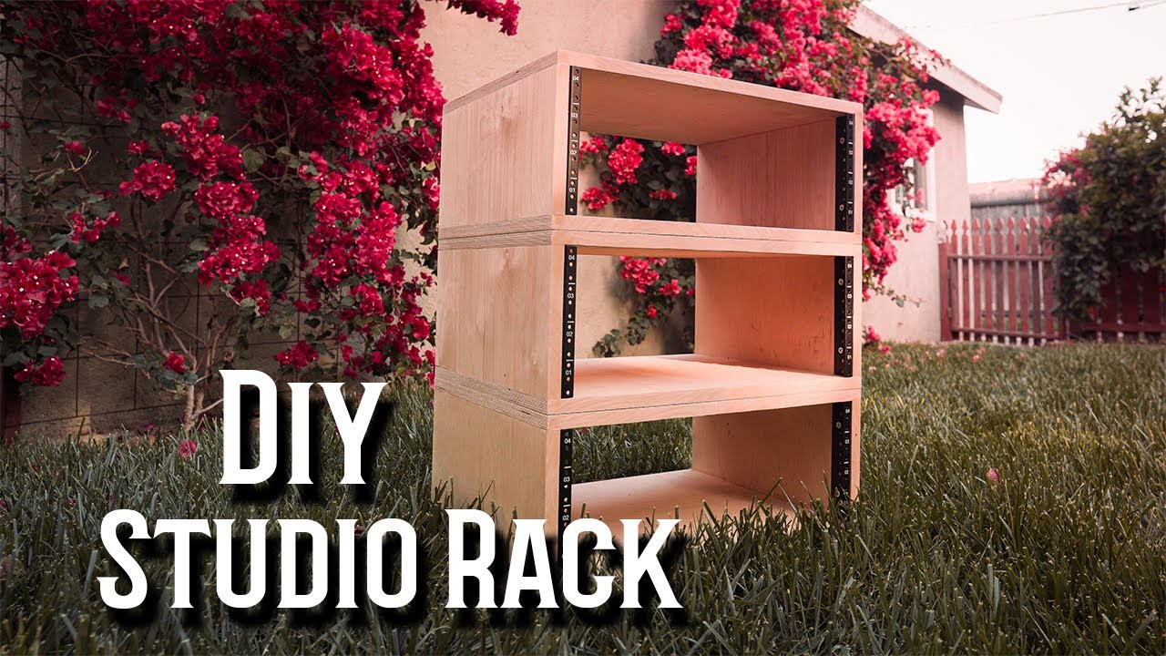 DIY Recording Studio Audio Racks