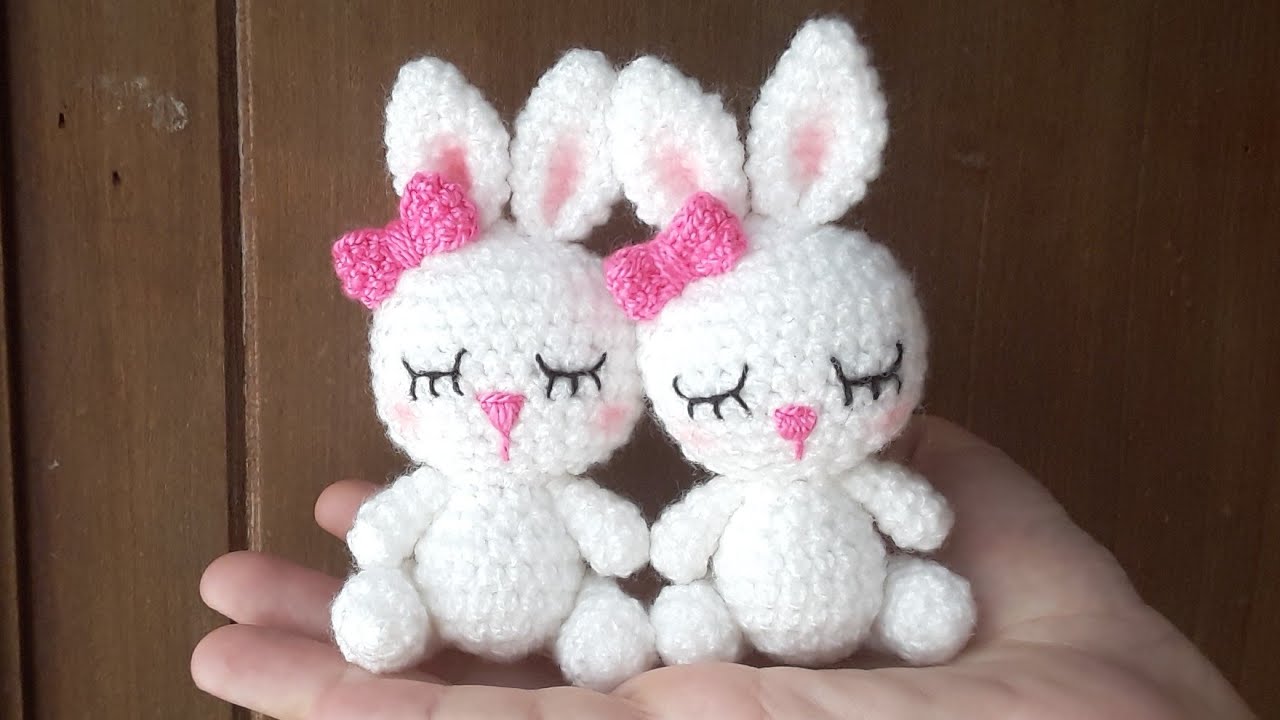 Conejita AMIGURUMI. Parte 1.🐰Paso a paso tejamos juntos esta mini coneja!! 🐰💕