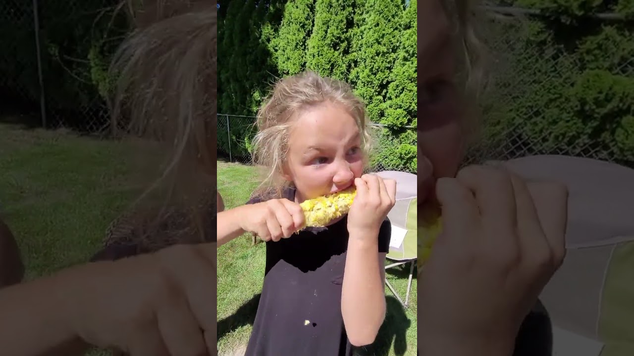 Corn Eating Contest - Kids at Play