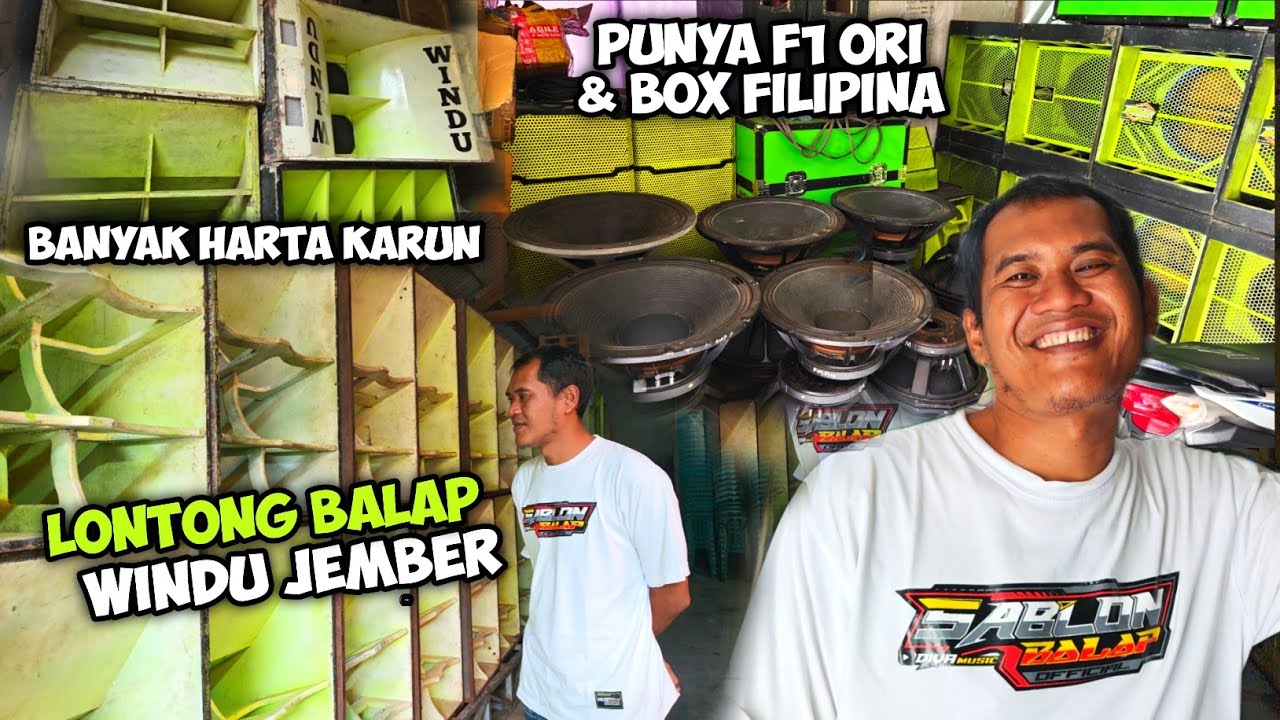 Grebek Markas Sound Legend nya Jember WINDU Lontong Balap,,Punya Banyak Harta Karun Audio‼️