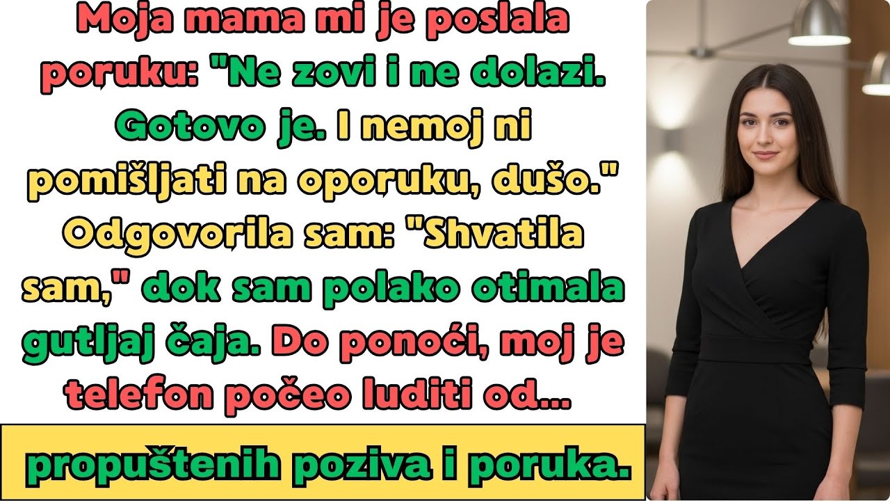 Moja mama mi je poslala poruku: 