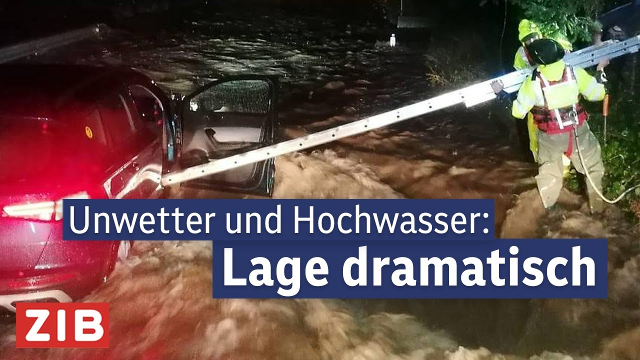 Unwetter: Hochwasser in Niederösterreich | ZIB 1 vom 14.9.2024