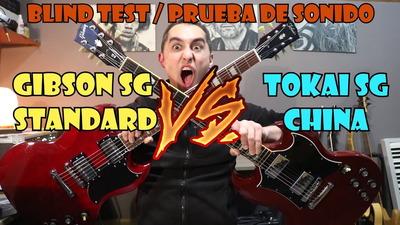 GIBSON SG STANDARD VS TOKAI SG CHINA | BLIND TEST Cual es cual??