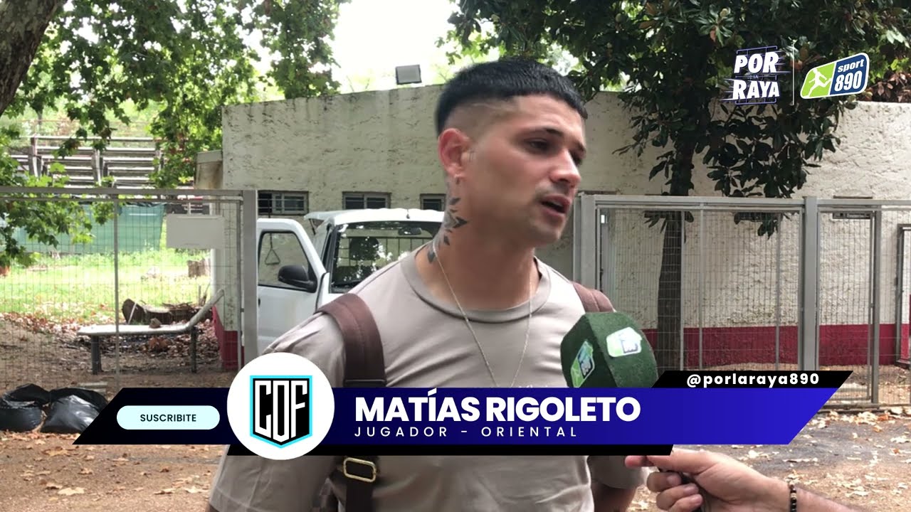 🔵 Matías Rigoleto y su primera sensación en #Oriental: 