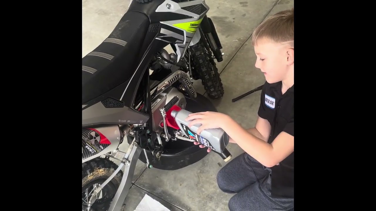 Thumpstar 90 dirt bike oil change 