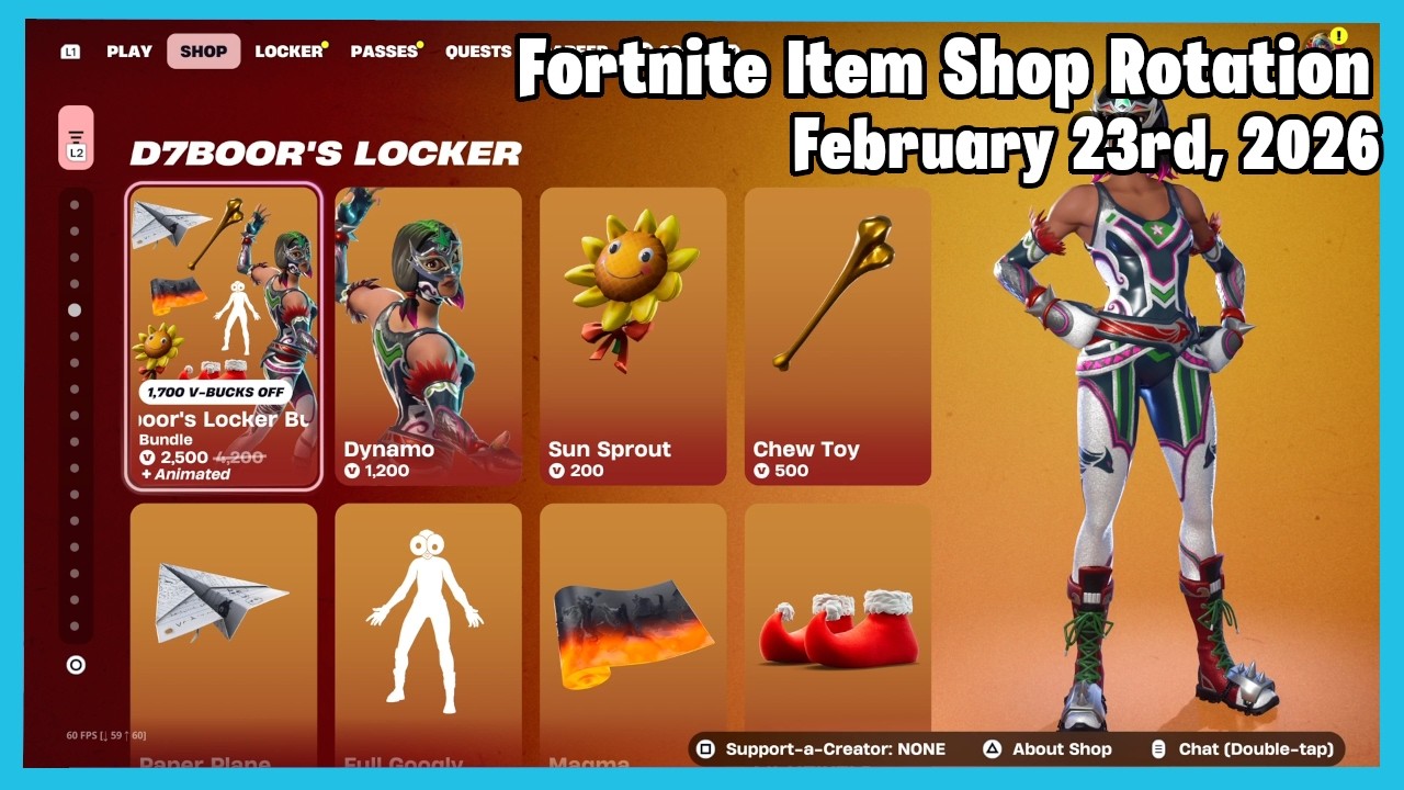 NEW Locker Bundle | Fortnite Item Shop Rotation Today - February 23rd, 2026