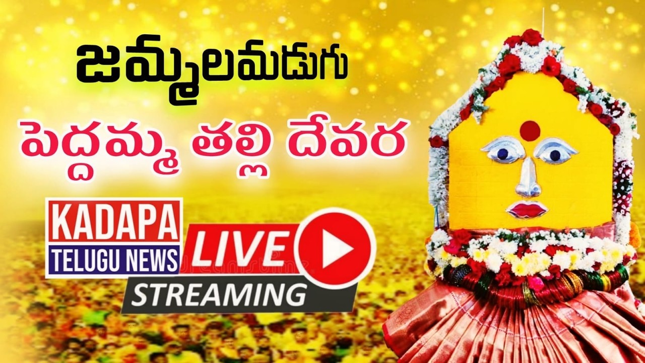 జమ్మలమడుగు పెద్దమ్మ తల్లి దేవర ప్రత్యక్ష ప్రసారం LIVE | Kadapa District Live Updates | 28-02-2026