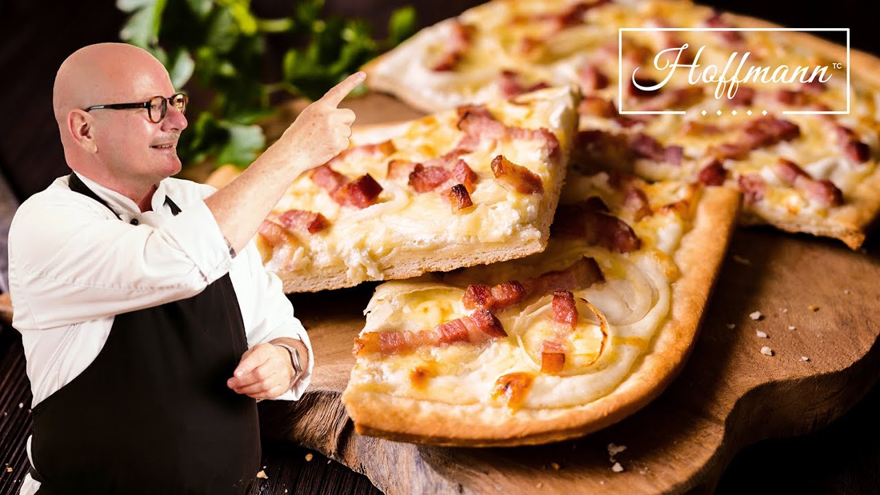 Flammkuchen selber machen: Knuspriger Teig und herzhafter Belag | Flammkuchen Rezept I @CALLEkocht