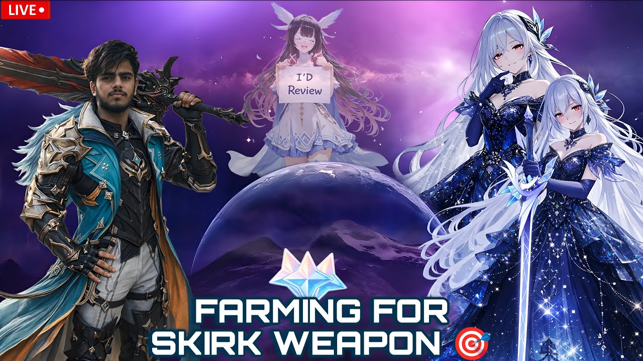 🔴 GENSHIN LIVE | ID REVIEW 🔍 SKIRK WEAPON FARM + IMAGINARIUM THEATRE