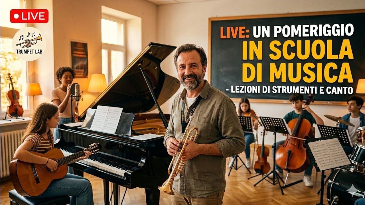 Live an afternoon at music school - Live un pomeriggio a scuola di musica