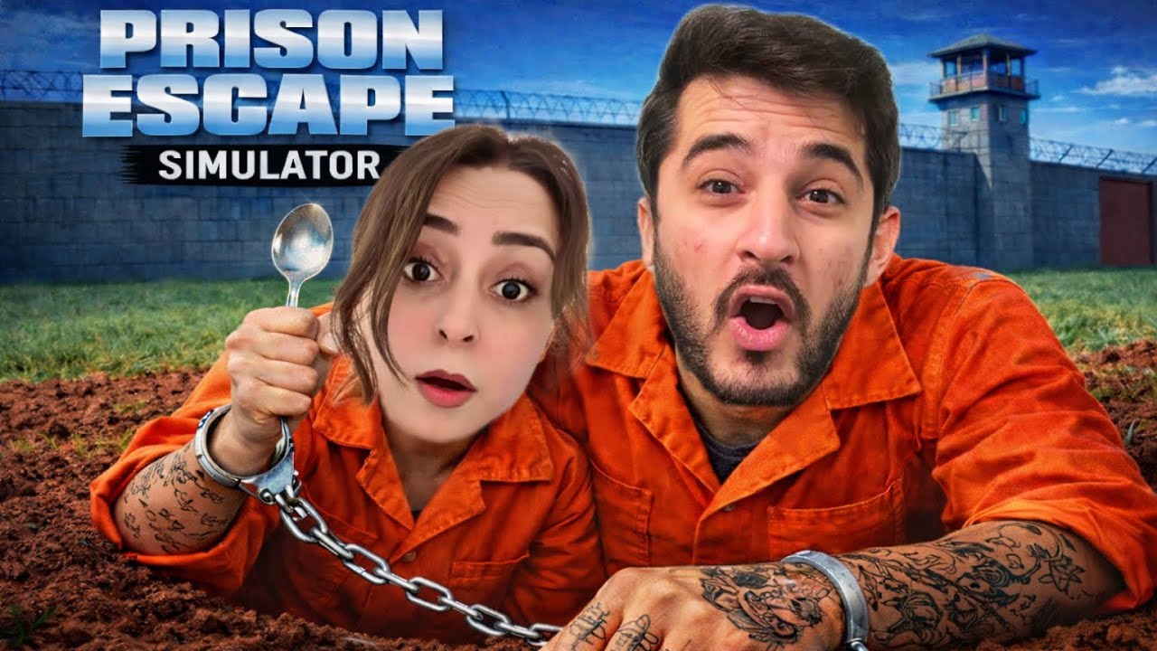 KAŞIKLA KAZARAK HAPİSTEN KAÇIYORUZ! -Prison Escape Similator 1