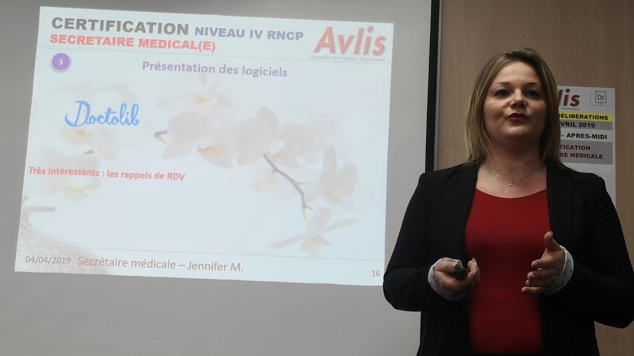 AVLIS 2019 - Soutenance en CABINET MEDICAL - Formation de Secrétaire Médical(e)