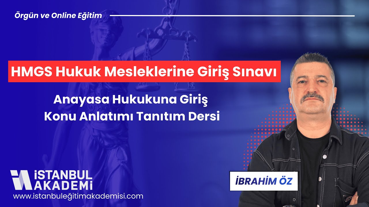 Anayasa Hukukun Giriş Konu Anlatımı Tanıtım Dersi