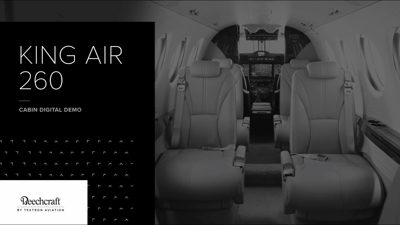 King Air 260 Demonstration – Cabin