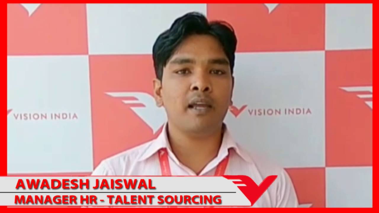 Awadesh Jaiswal share his experience at Vision India.