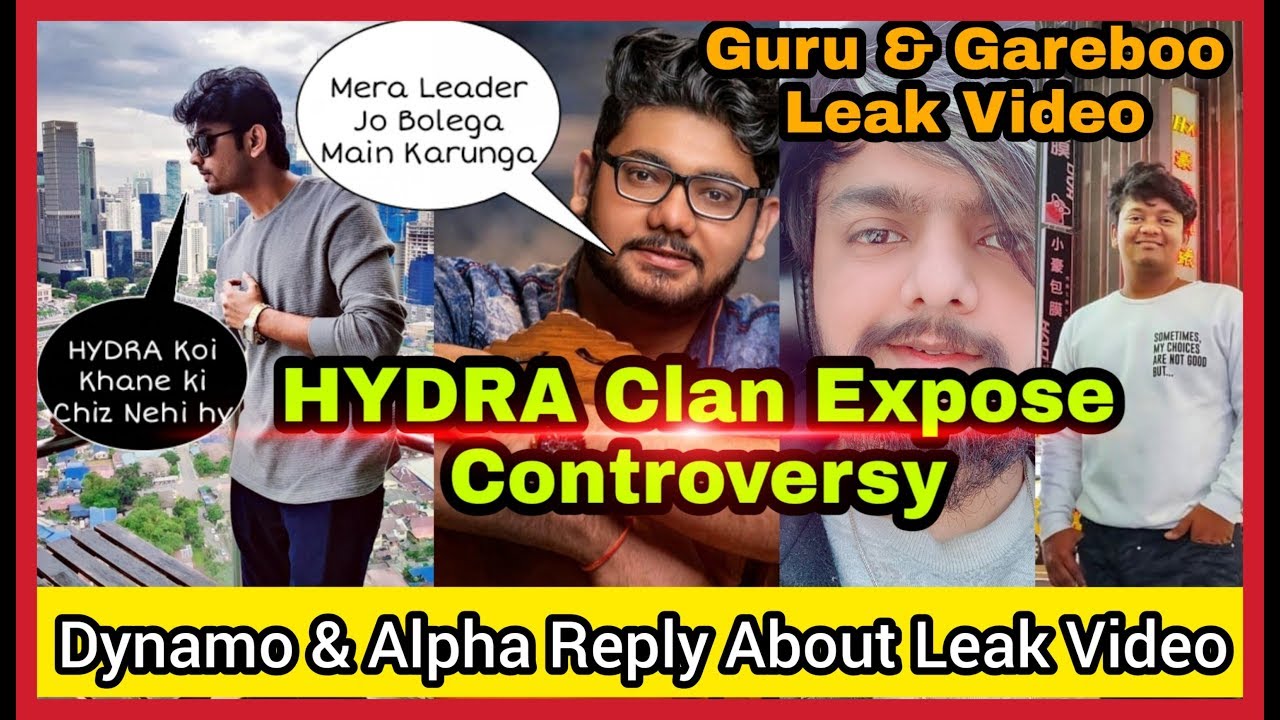 Dynamo & Alpha Replay To HYDRA Clan Exposed Controversy | About Leak Recording of Hydra Guru &Gareeb