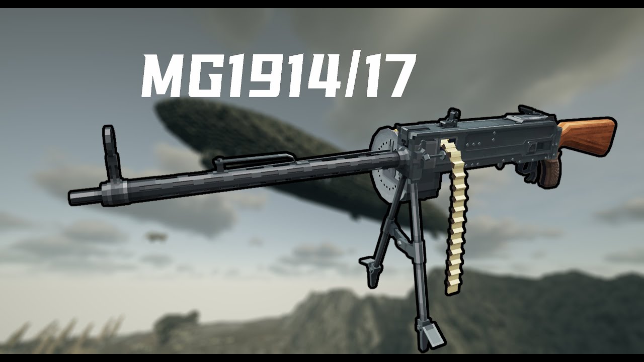 Minecraft TaCZ Gunpowder Revolution:MG1914/17 machine gun
