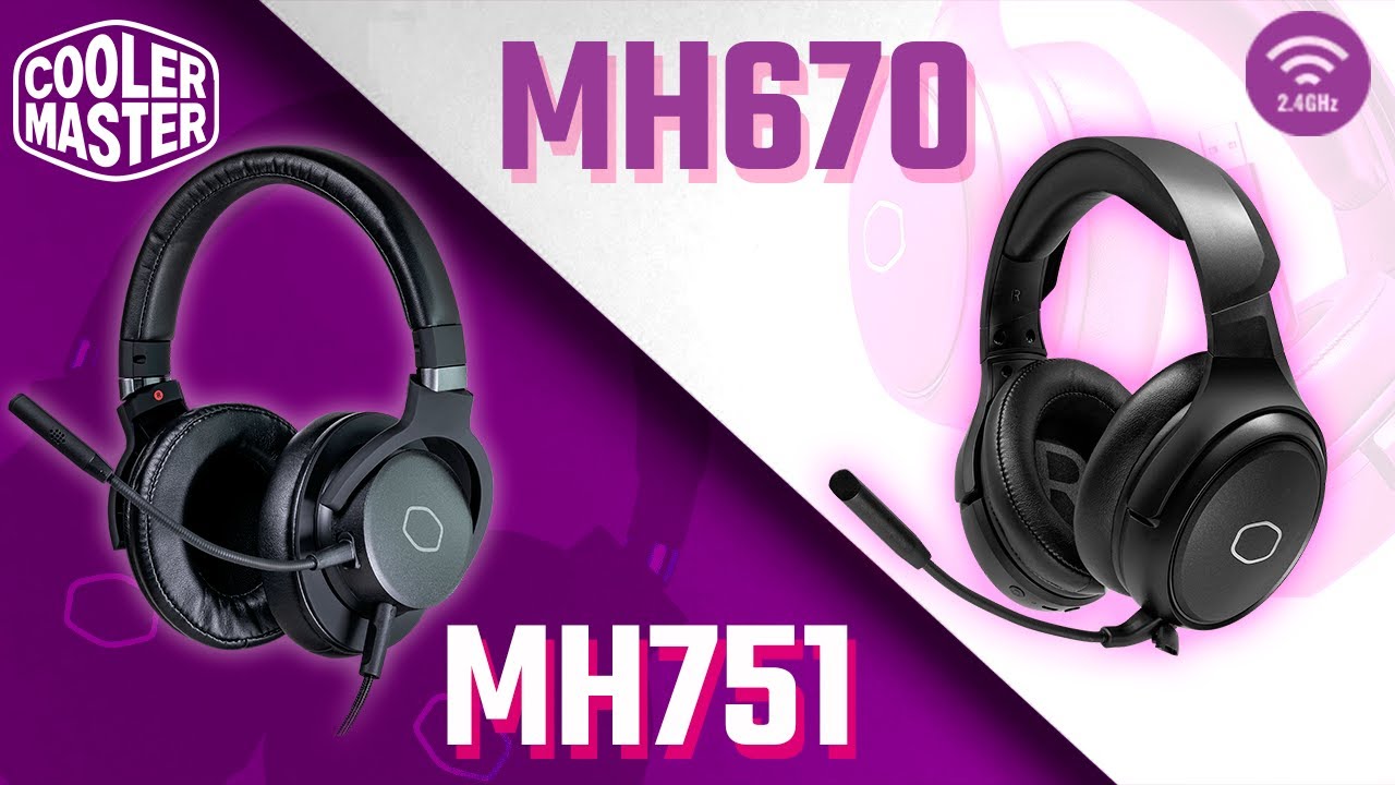 REVIEW - Headset Cooler Master Mh751 e Mh670 | Novo fone de ouvido para as lives