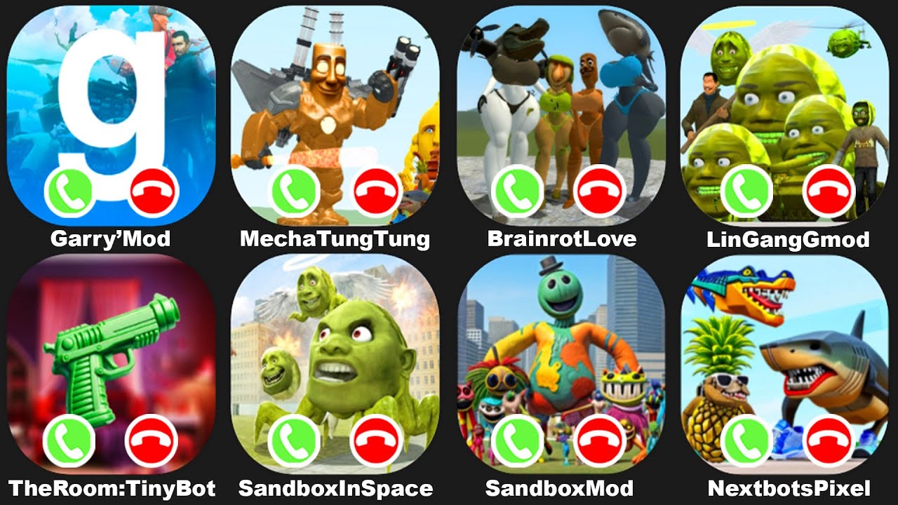 SANDBOX IN SPACE ALL LIN GANG MELON,NEXTBOTS IN PLAYGROUND MOD ALL ITALIAN BRAINROT,Garry's Mod,Gmod