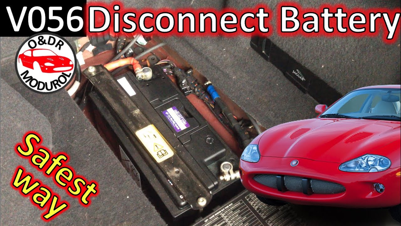 Jaguar XK8 Battery disconnection and reconnection best practice 12V -  V56 / XKR (X100)